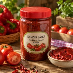 KARIŞIK SALÇA 1 KG DOMATES-BİBER